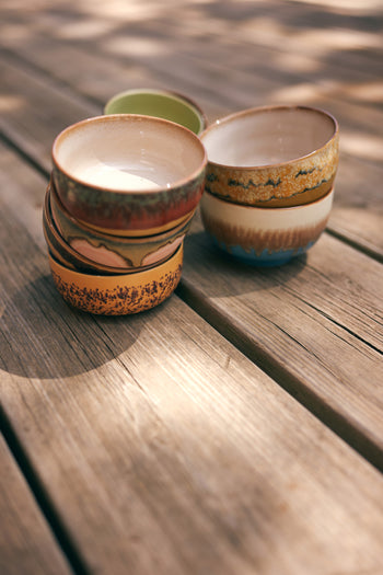 HKliving 70s Ceramics: Noodle Bowls, Set of 4