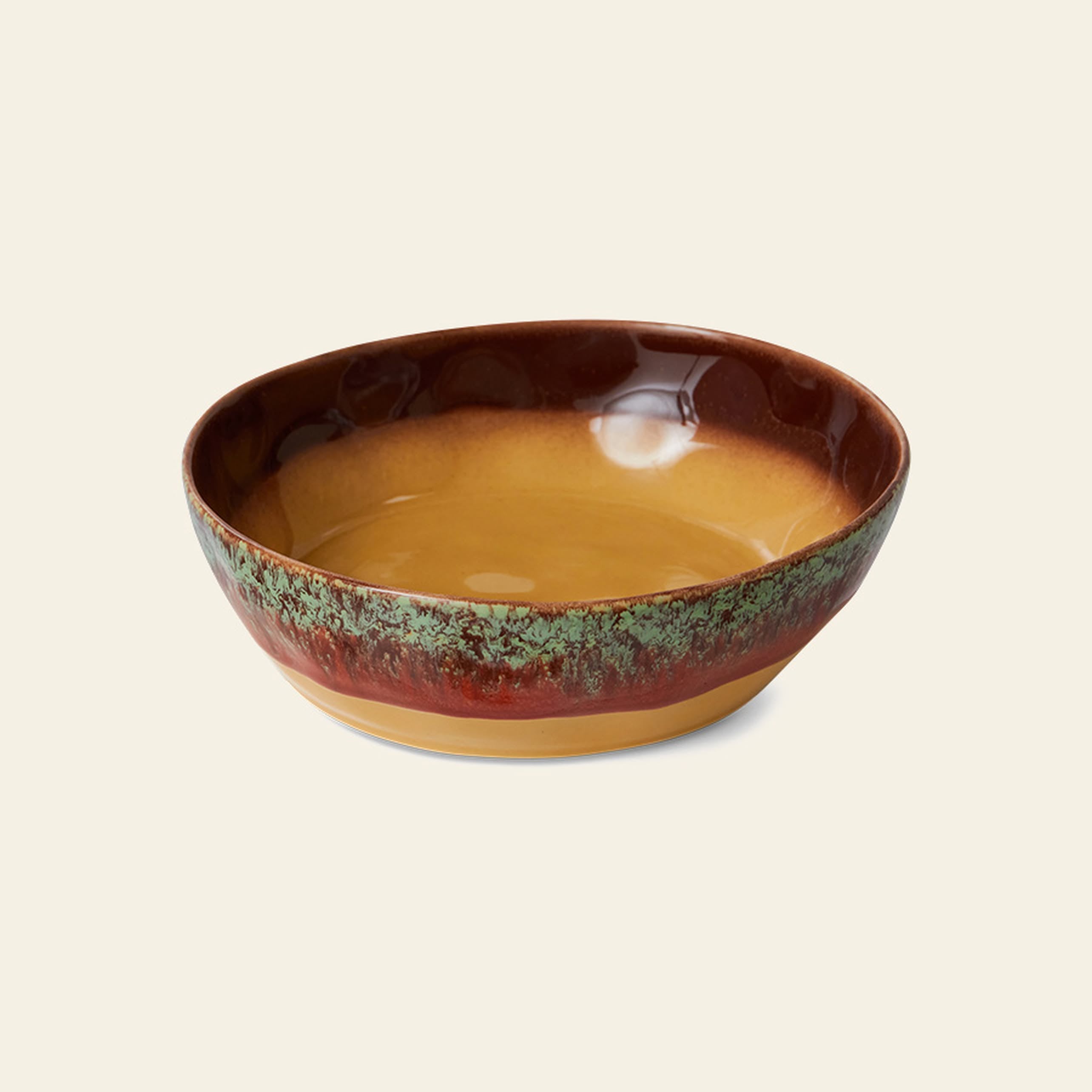 HKliving 70s Ceramics: Pasta Bowls, Set of 2