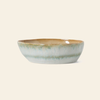 HKLIVING 70s Ceramics Pasta Bowls Set of 2 Petal