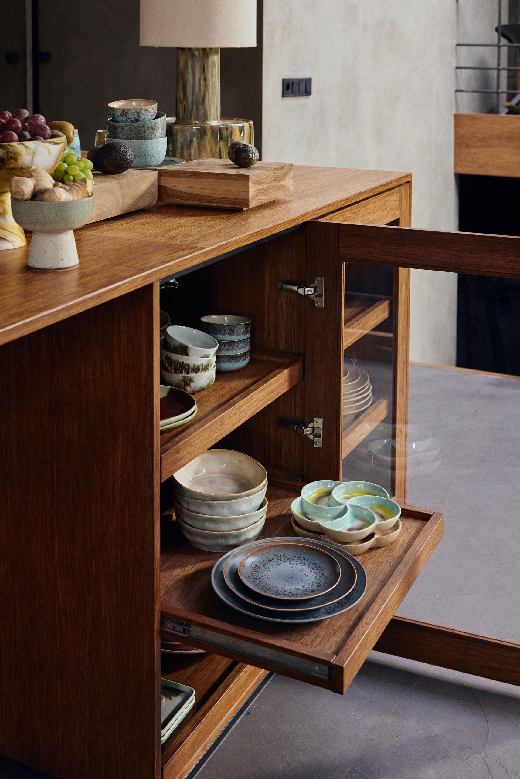 HKLIVING 70s Ceramics Pasta Bowls Set of 2 Petal