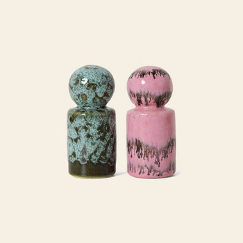 HKLIVING 70s Ceramics Pepper & Salt Jar Baroque