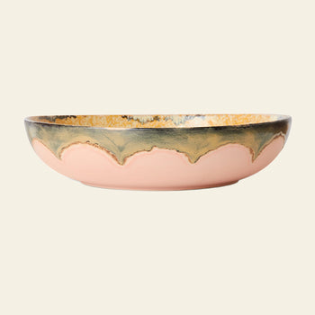 HKLIVING 70s Ceramics Salad Bowl Sunflower