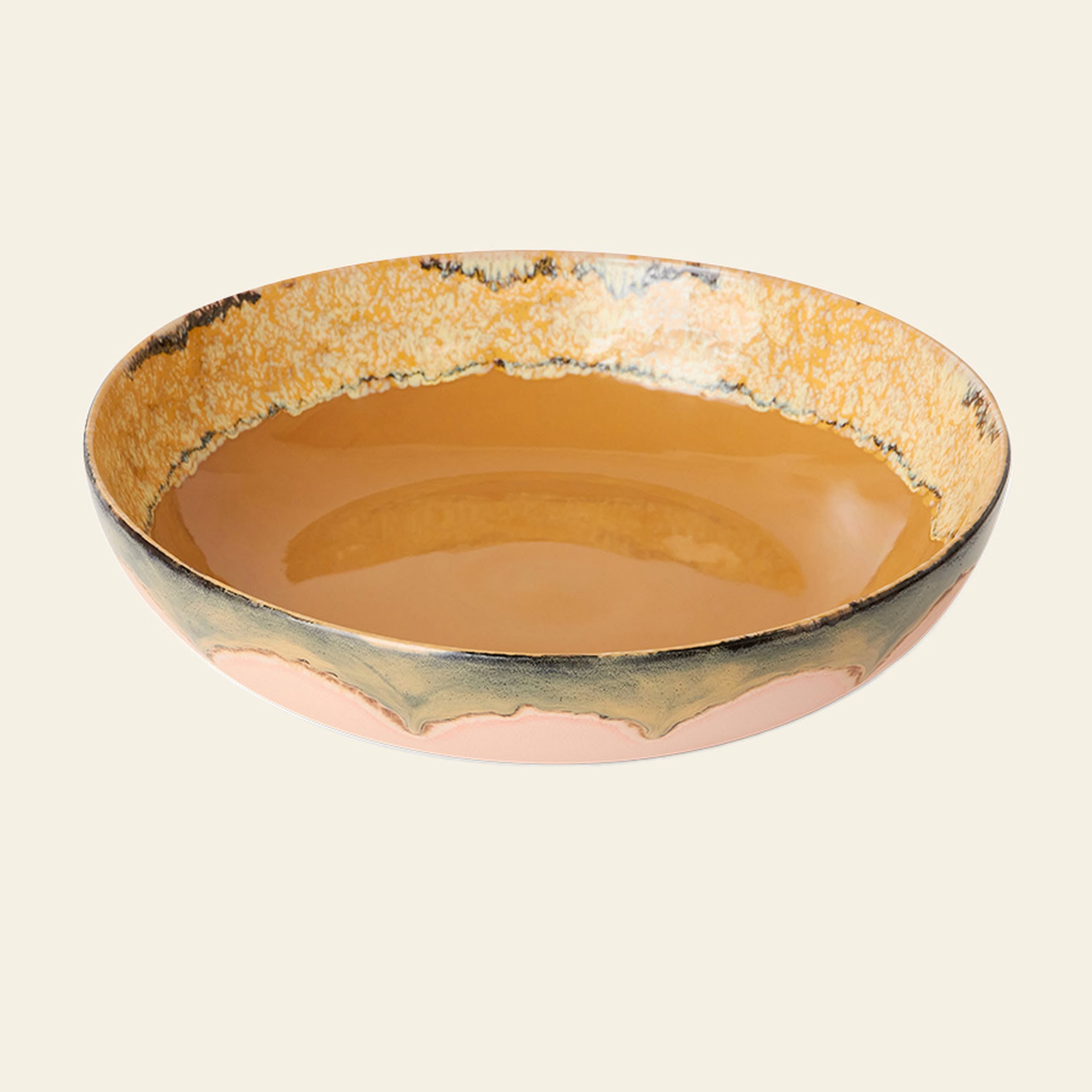 HKLIVING 70s Ceramics: Salad Bowl - Sunflower