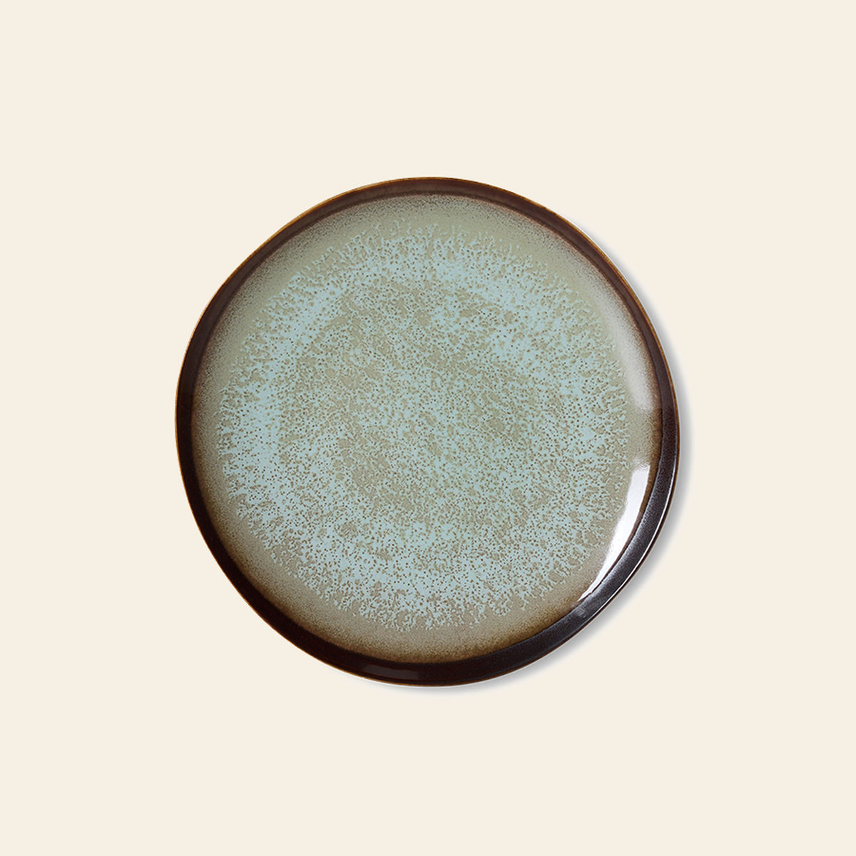 HKLIVING 70s Ceramics Side Plates Set of 2 Contrast