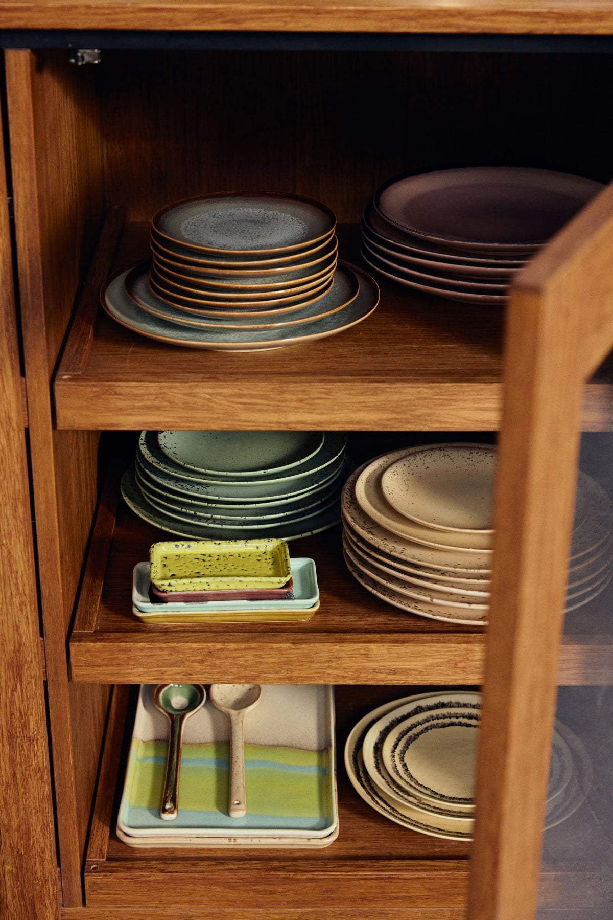 HKLIVING 70s Ceramics Side Plates Set of 2 Contrast
