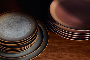 HKLIVING 70s Ceramics Side Plates Set of 2 Contrast