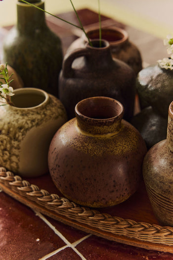 HKLIVING 70s Ceramics Small Vases Set of 5 Pursuit