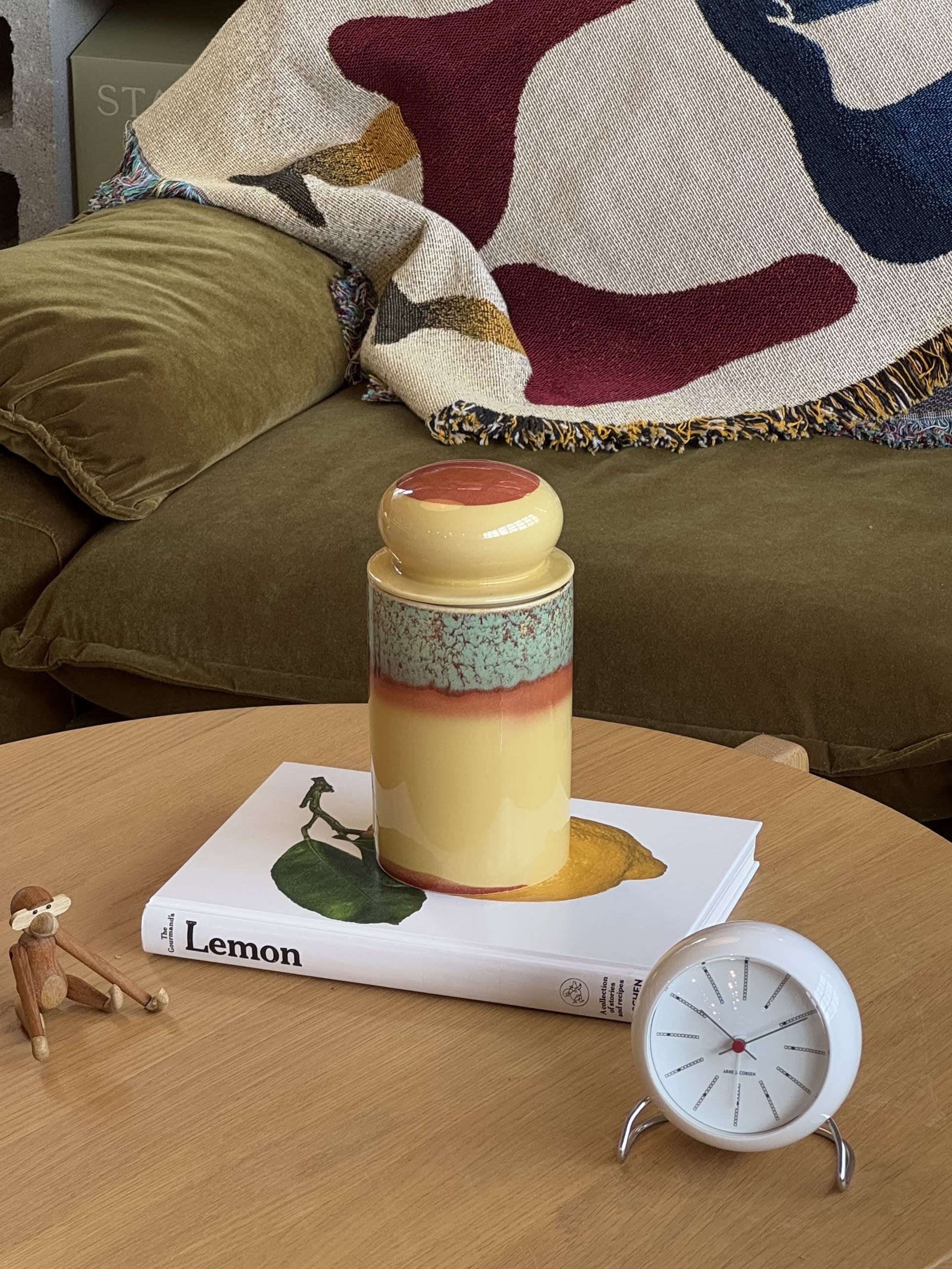 HKLIVING 70s Ceramics: Storage Jar - Cove