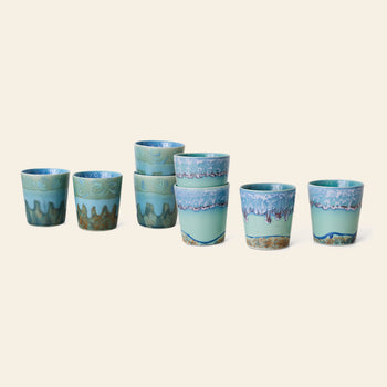 HKLIVING 70s Ceramics Van Gogh Coffee Mugs Set of 2 Self Portrait