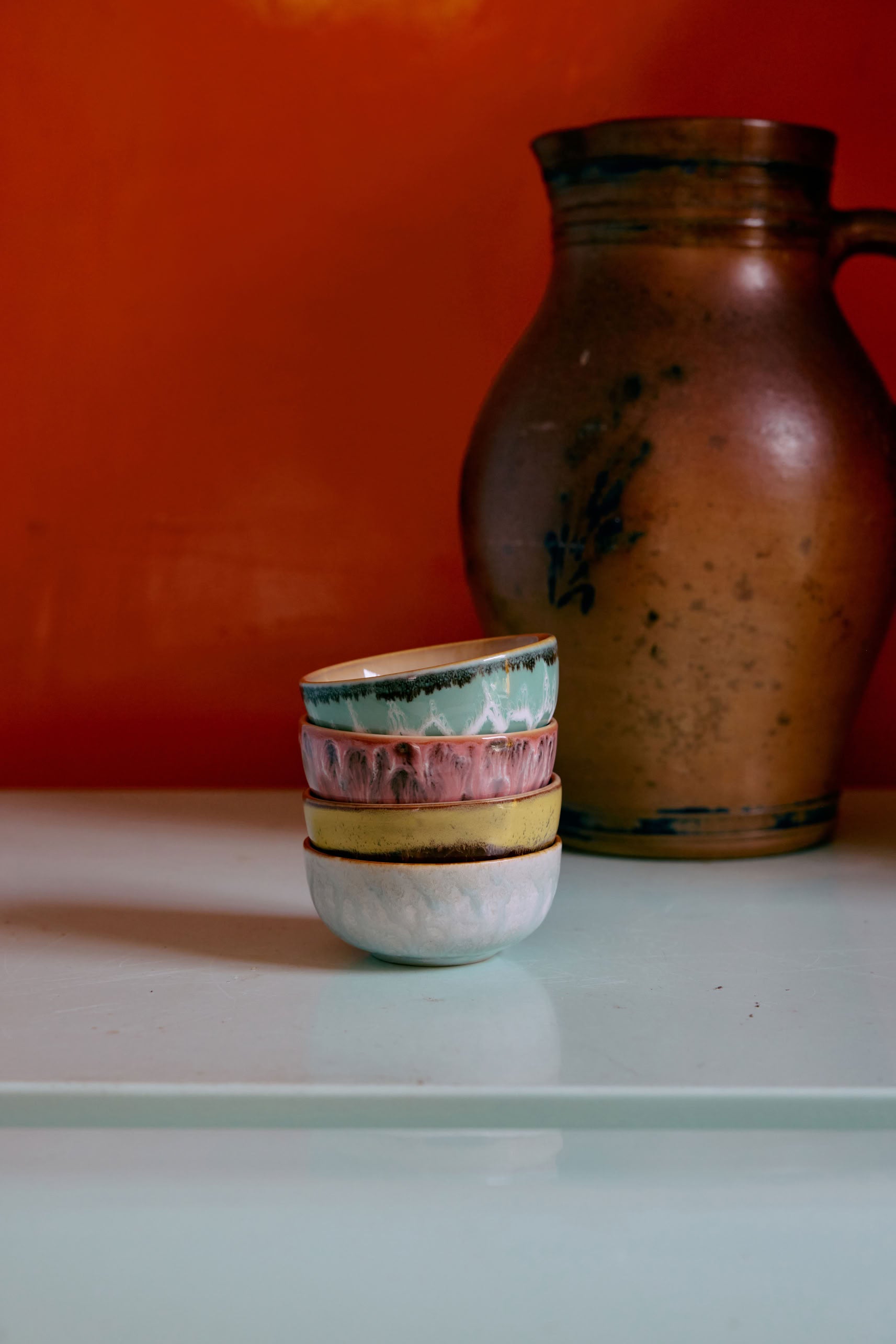 HKLIVING 70s Ceramics XS Bowls Set of 4 Modernist