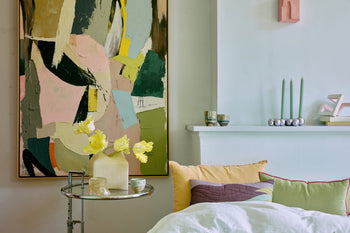 HKLIVING Artist Ceramics Coffee Cups Set of 4 Multicolour