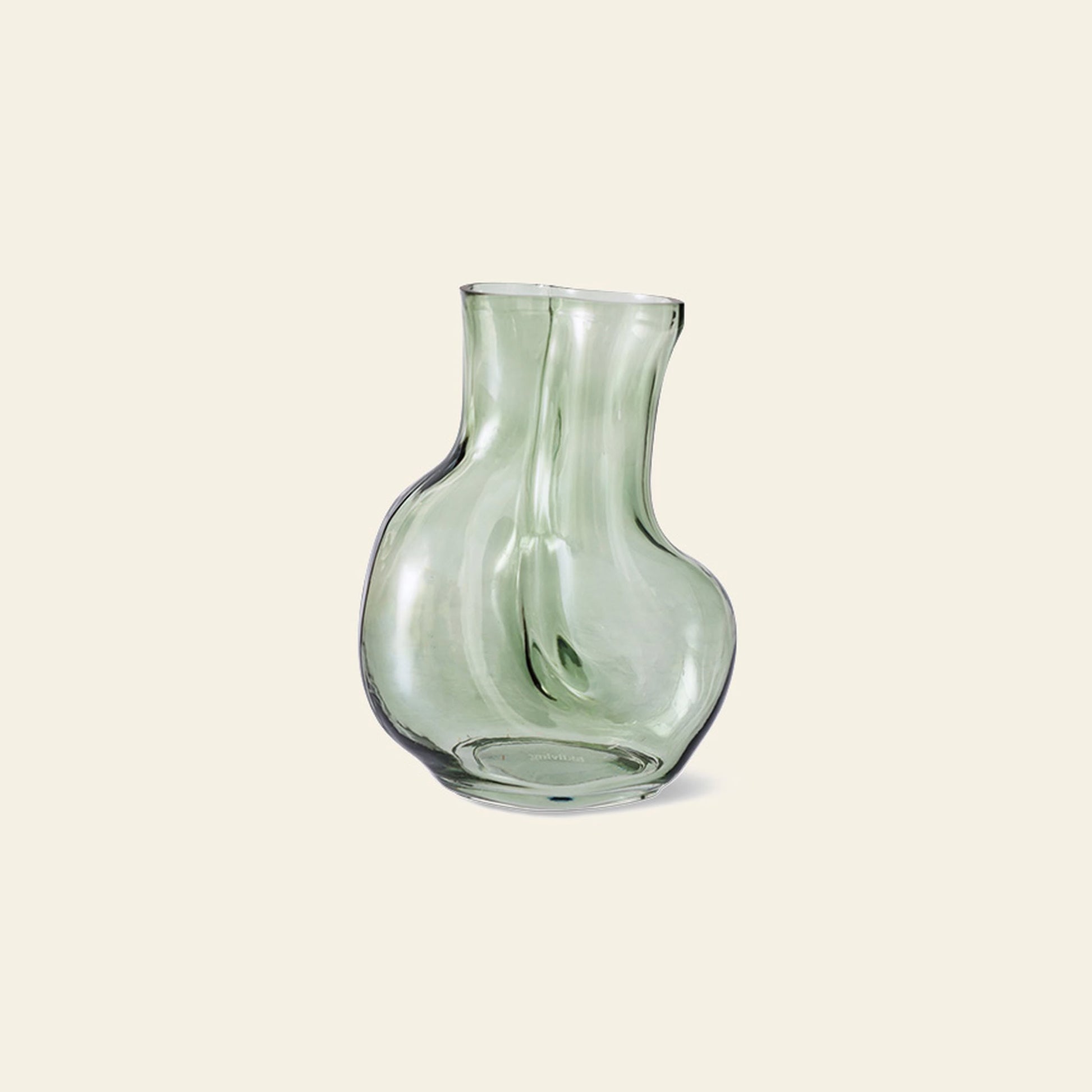 HKLIVING Gleam Glass Vase Olive