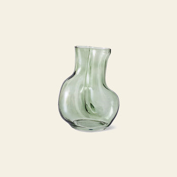 HKLIVING Gleam Glass Vase Olive