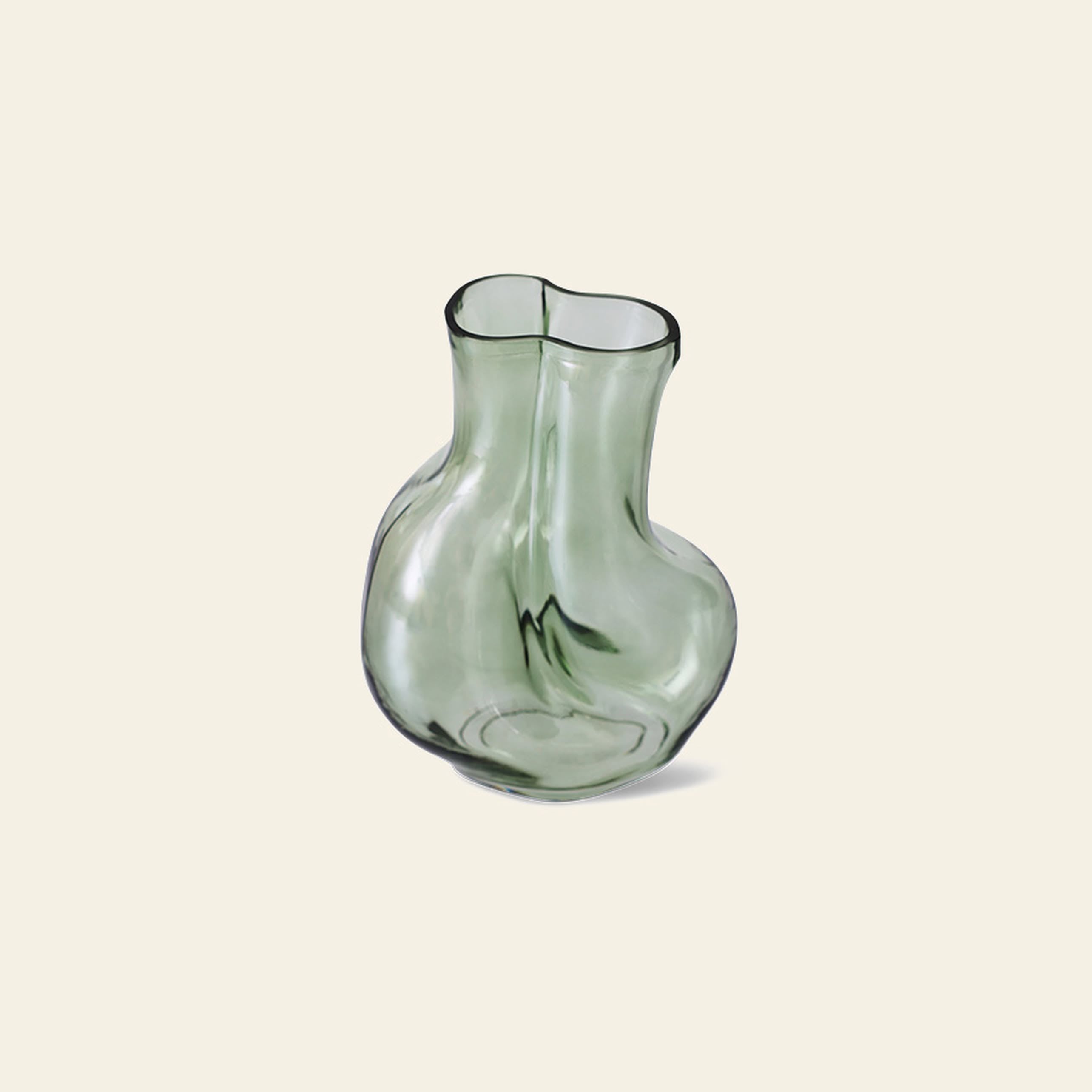 HKLIVING Gleam Glass Vase - Olive