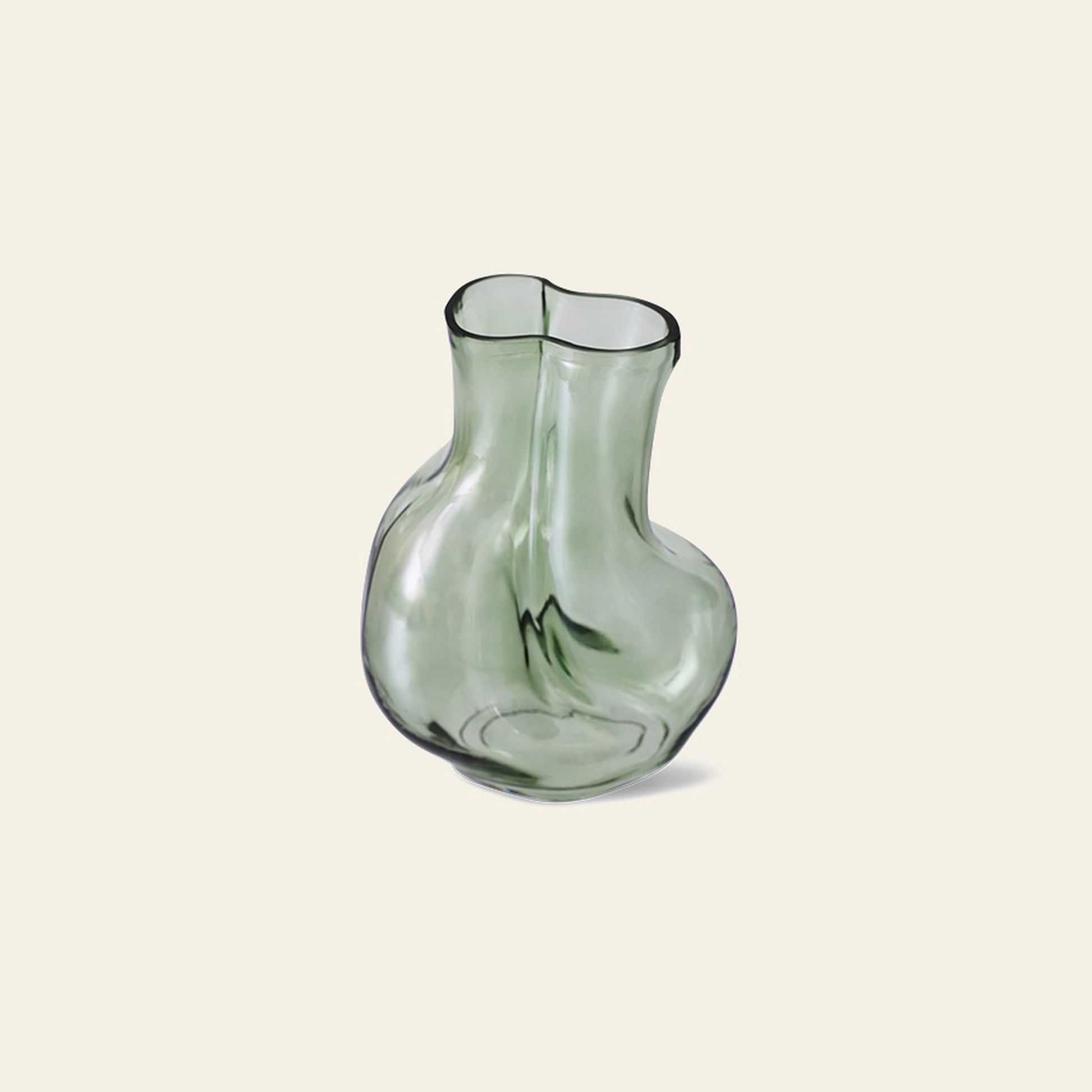 HKLIVING Gleam Glass Vase Olive