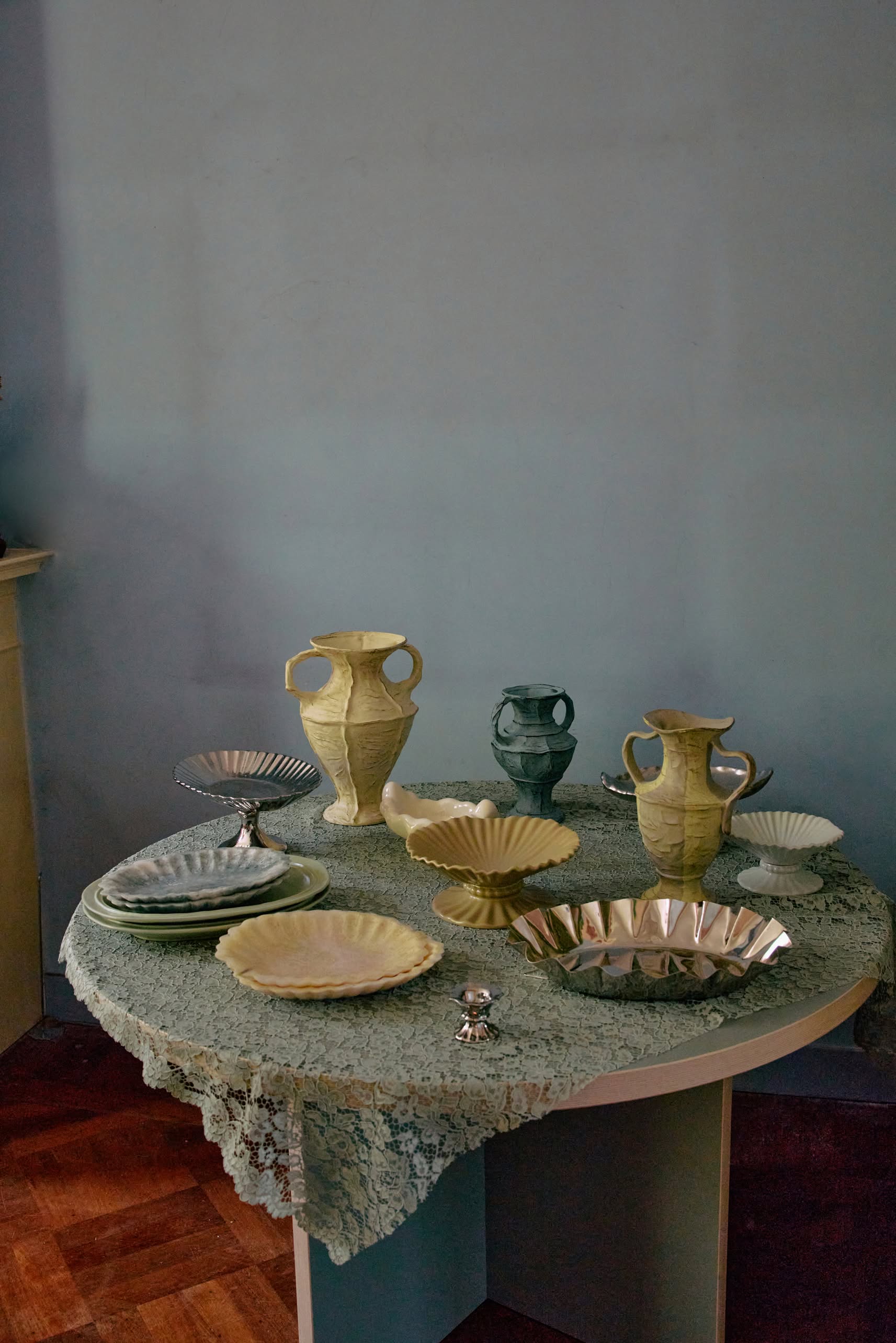 HKLIVING New Classics Resin Tray Pale Blue