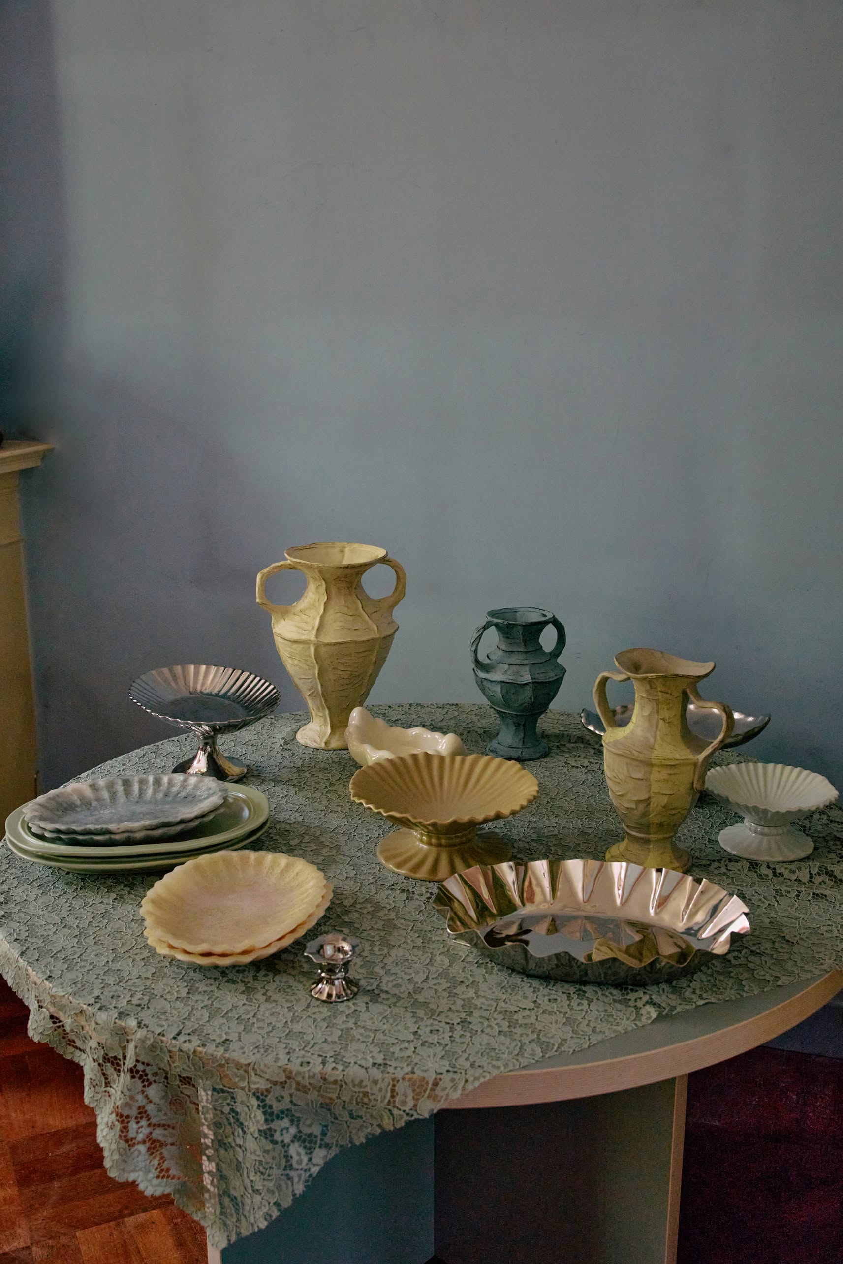 HKLIVING New Classics Vase Soft Blue