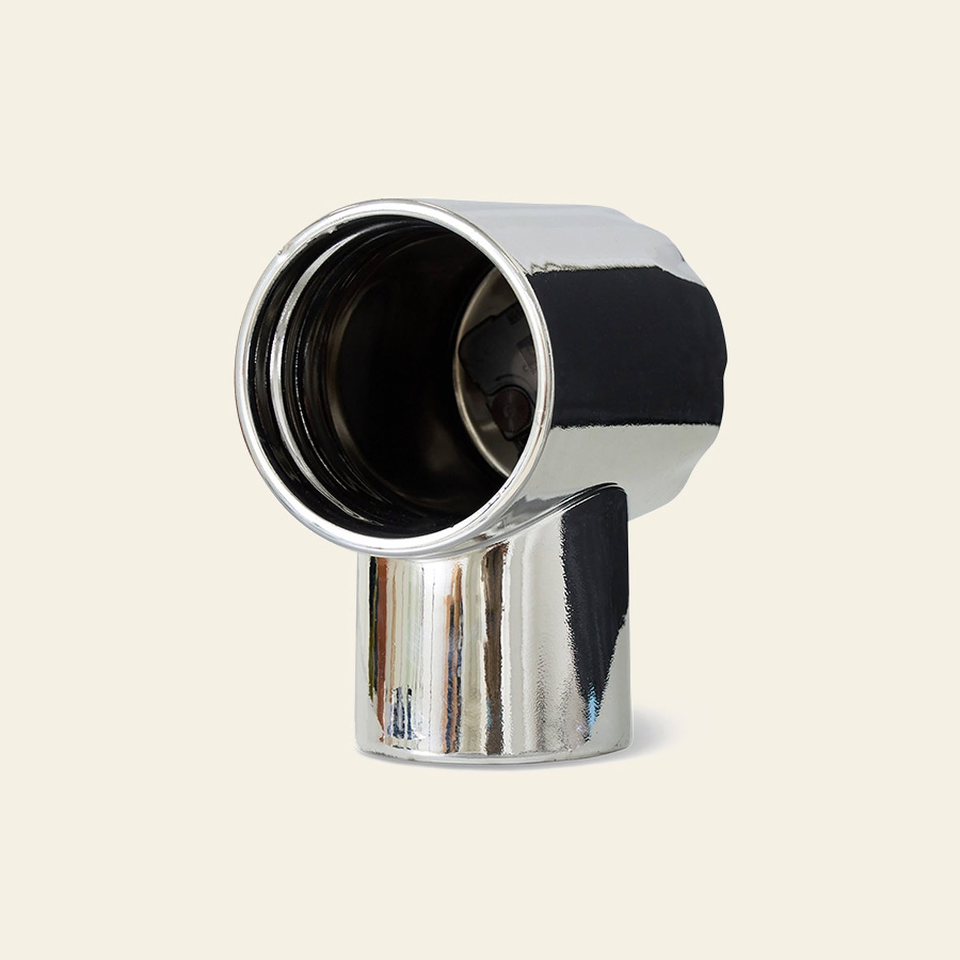 HKLIVING Retro Ceramic Clock Chrome