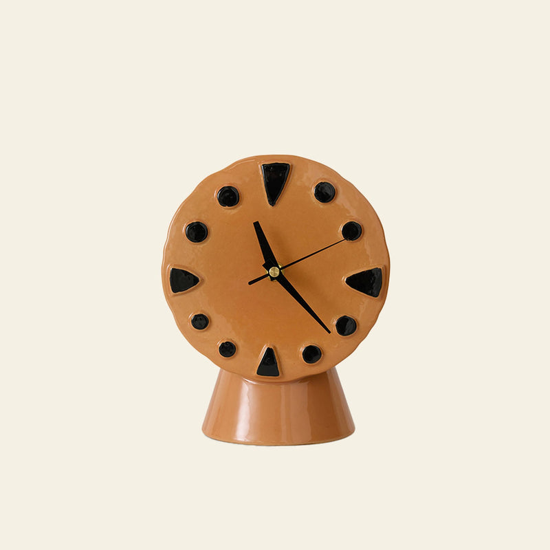 HKLIVING Retro Ceramic Clock - Peach