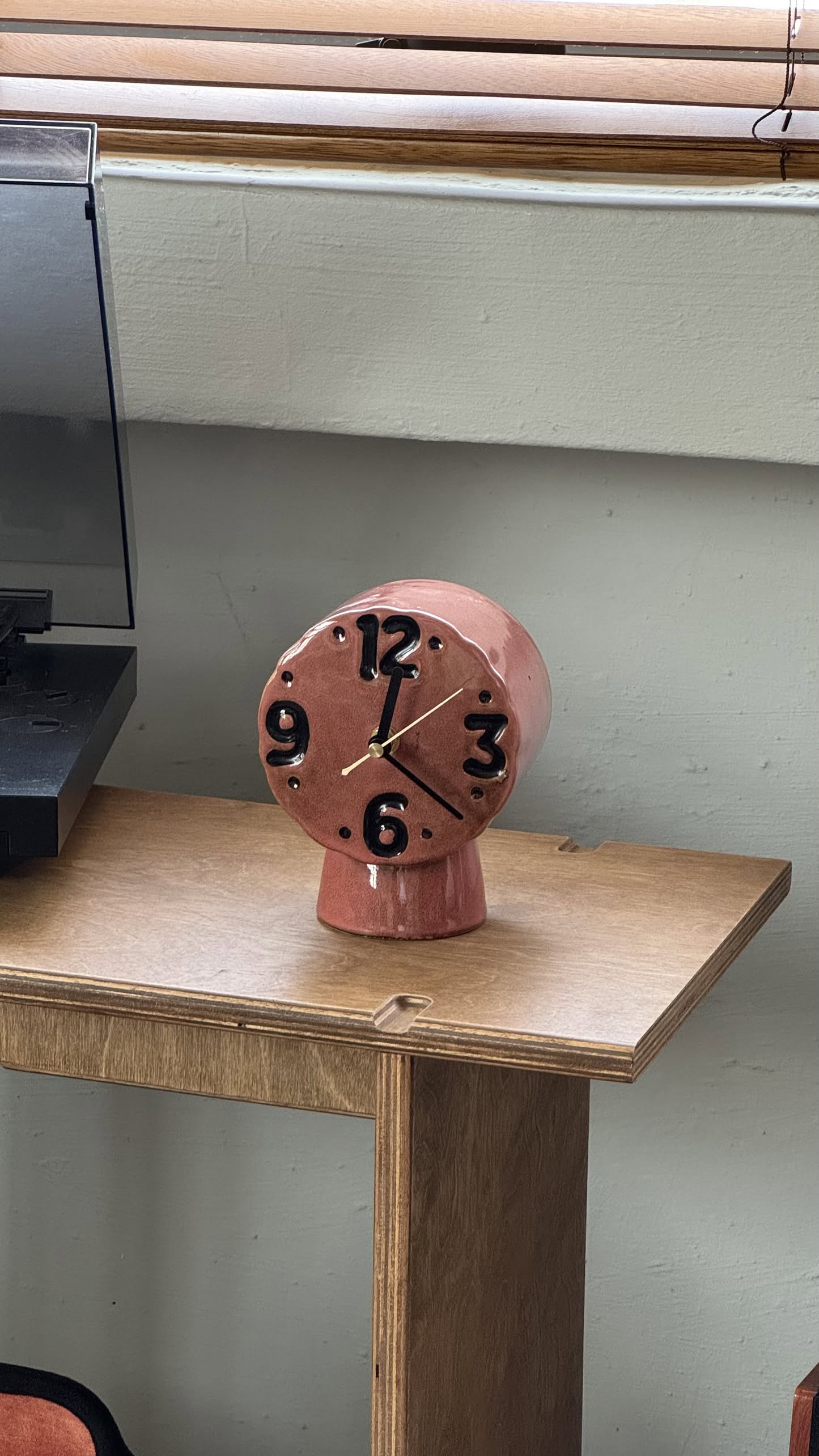 HKLIVING Retro Ceramic Clock - Pink