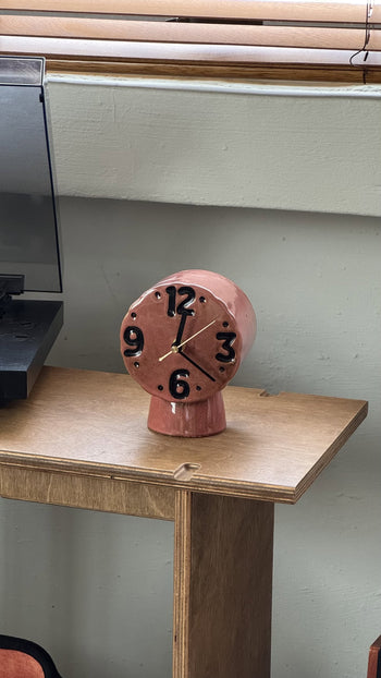 HKLIVING Retro Ceramic Clock Pink