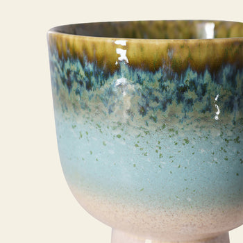 HKLIVING Retro Flower Pot Lagoon