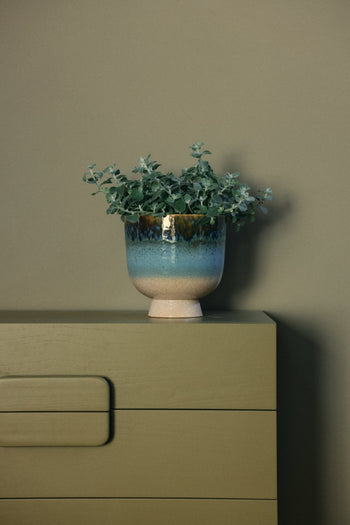 HKLIVING Retro Flower Pot Lagoon