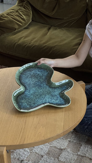HKLIVING Shell Plate Teal