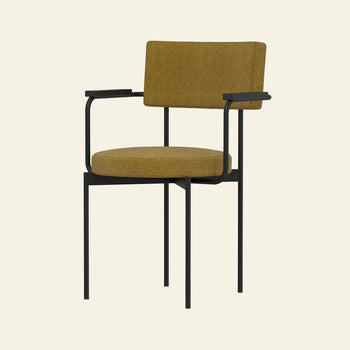 Hkliving Dining Armchair Main Line Flax Black Goldhawk