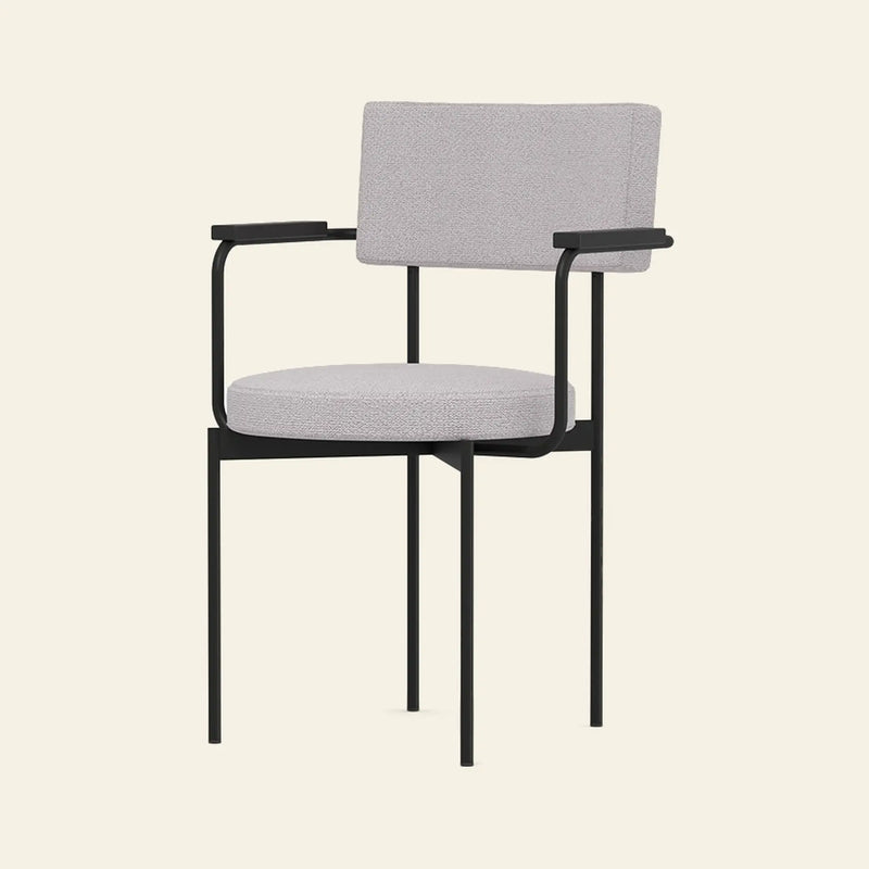 HKLIVING Dining Armchair, Yoredale, Black
