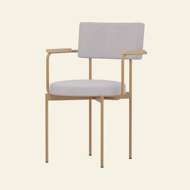 HKLIVING Dining Armchair, Yoredale, Dusty