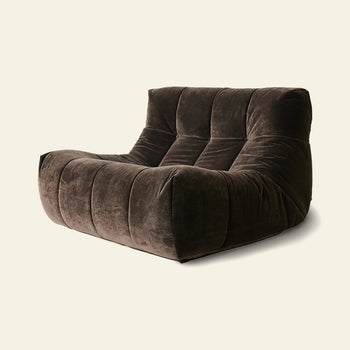 Hkliving Lazy Lounge Chair Royal Velvet Espresso