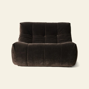 Hkliving Lazy Lounge Chair Royal Velvet Espresso