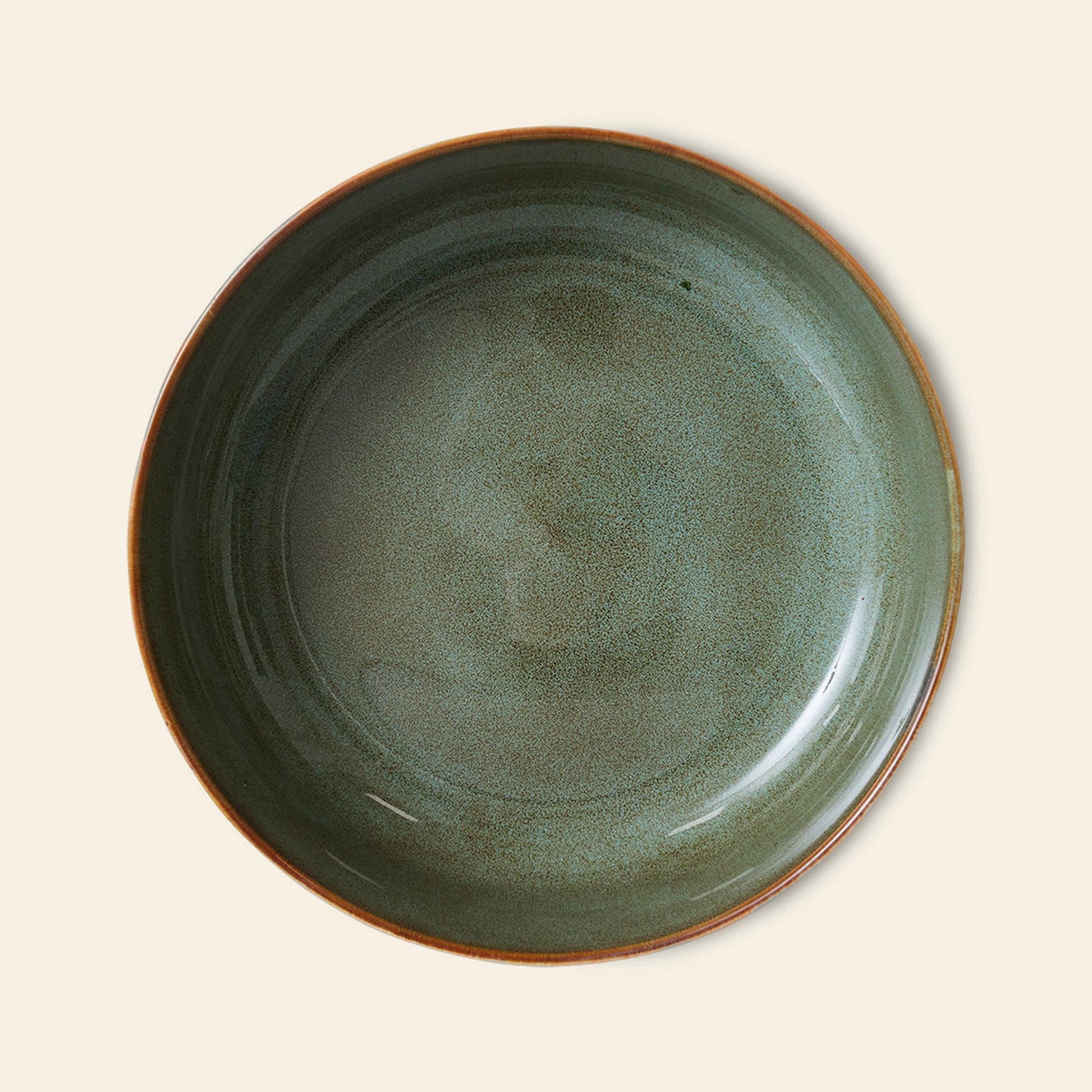 HKliving 70s Ceramics Salad Bowl Shore