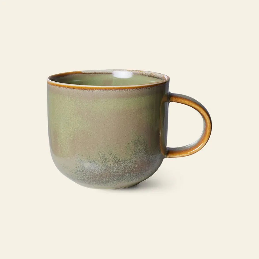 HKliving Chef Ceramics Mug Moss Green 1