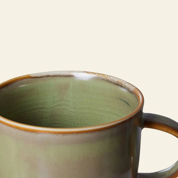 HKliving Chef Ceramics Mug Moss Green 3