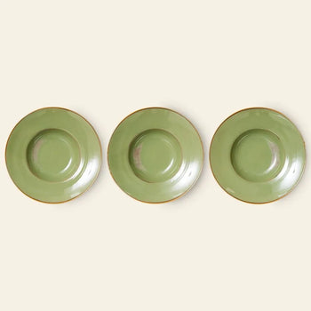 Hkliving Chef Ceramics Pasta Plate Moss Green