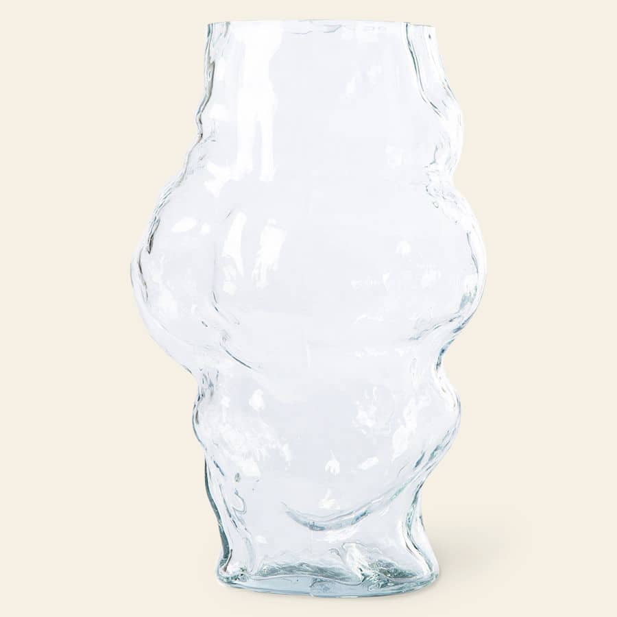 HKliving HK Objects: Cloud Vase Clear Glass High