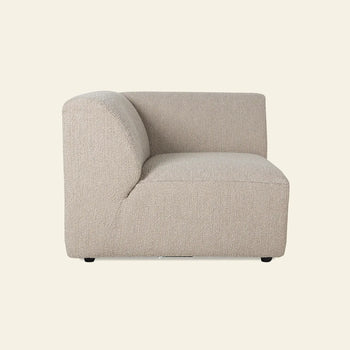 Hkliving Jax Couch Left Corner Boucle Taupe