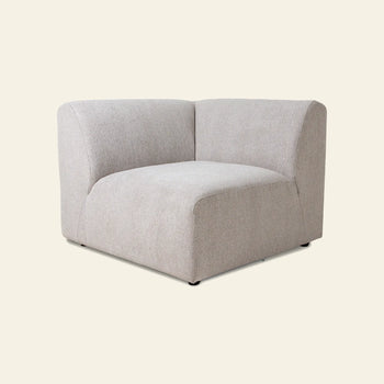 Hkliving Jax Couch Left End Sneak Light Grey