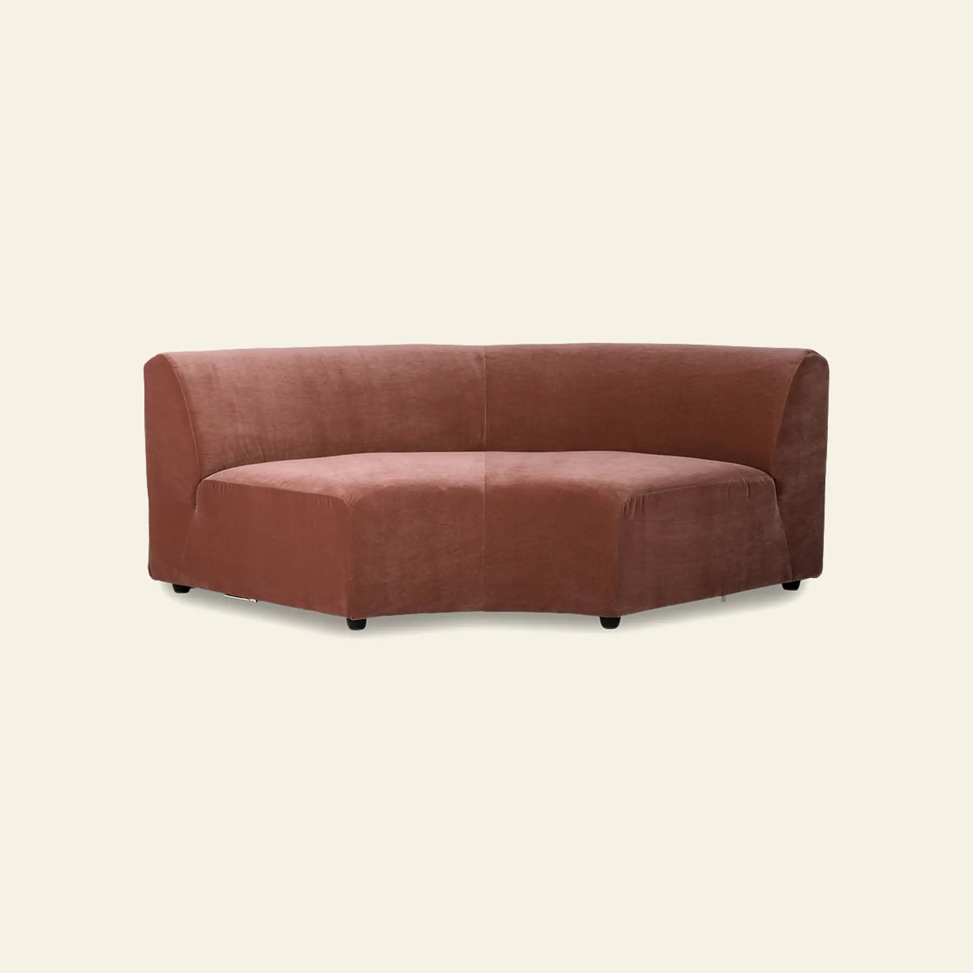 Hkliving Jax Couch Round Royal Velvet Magnolia