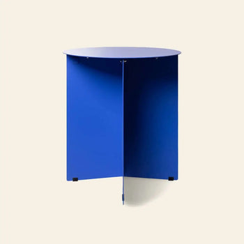 Hkliving Metal Side Table Round Cobalt