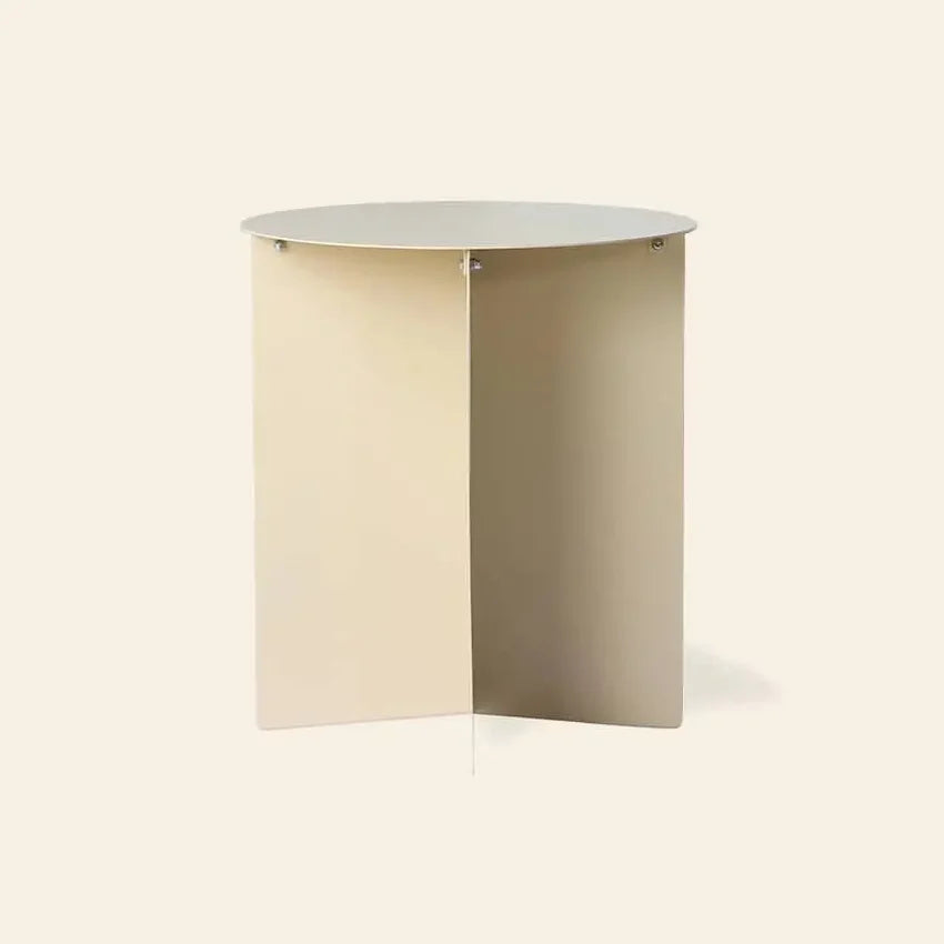 Hkliving Metal Side Table Round Cream 1 E17201942131