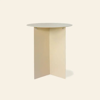 Hkliving Metal Side Table Round Cream 2 E17201942964