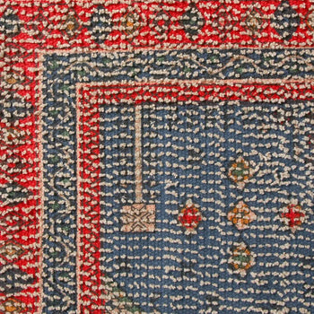 HKliving Printed Bathmat Overtufted Red Blue 2