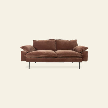 Hkliving Retro Sofa 2 Seats Royal Velvet Magnolia