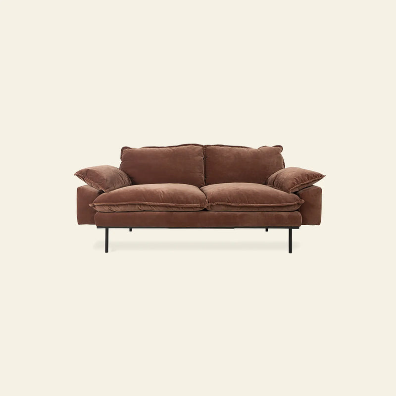 HKLIVING Retro Sofa, 2-Seats