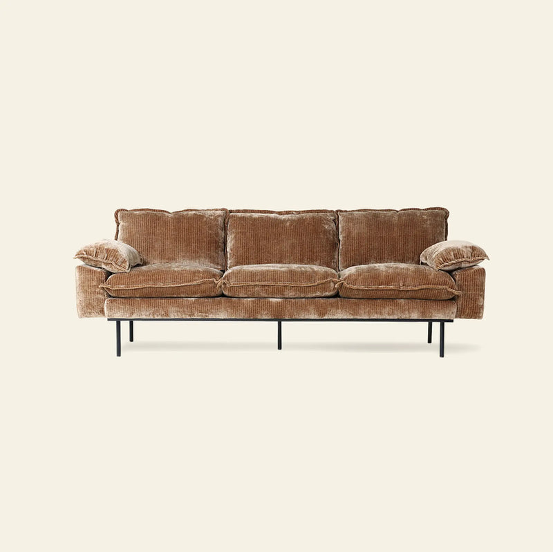 HKLIVING Retro Sofa, 3-Seats