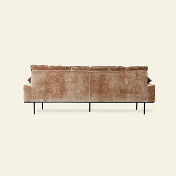 Hkliving Retro Sofa 3 Seats Velvet Corduroy Aged Gold