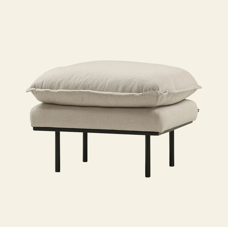 HKLIVING Retro Sofa, Hocker